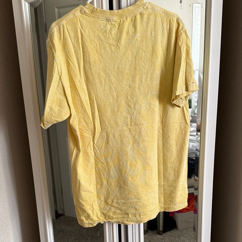Daydreamer Yellow Rolling Stones Tongue Logo Tee - Picture 3 of 6